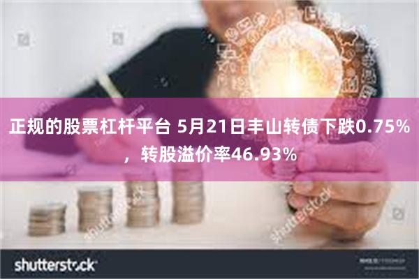 正规的股票杠杆平台 5月21日丰山转债下跌0.75%，转股溢价率46.93%