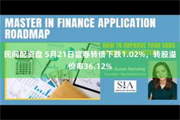 民间配资盘 5月21日富春转债下跌1.02%，转股溢价率36.12%