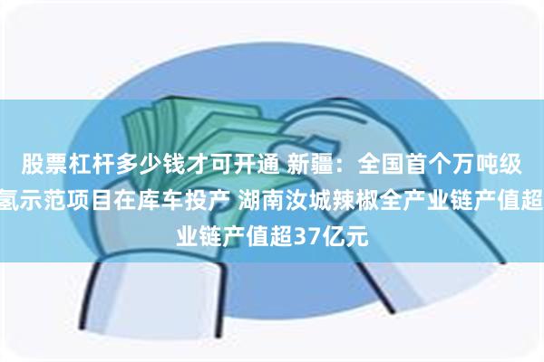 股票杠杆多少钱才可开通 新疆：全国首个万吨级光伏绿氢示范项目在库车投产 湖南汝城辣椒全产业链产值超37亿元