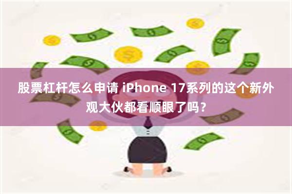 股票杠杆怎么申请 iPhone 17系列的这个新外观大伙都看顺眼了吗？